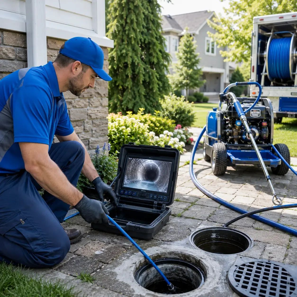 Outdoor drain cleaning professionals serving Nelson, PA